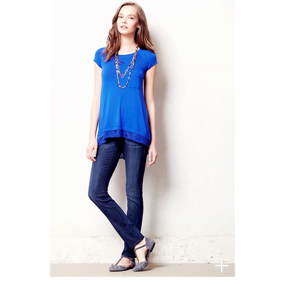 Anthro Level 99 Lily Skinny Straight Petite Jeans - Picture 1 of 1